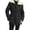 Black, variant on Women's Winter Mid Length Thick Warm Faux Lamb Wool Lined Jacket Coat