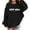Black, variant on Girl's Graphic Prints Sweatshirt Crewneck Long Sleeve Cute Drop Shoulder Pullover Tops Comfy Jr Wearable Blanket Kids Sweatshirts Kids Girls Hoodies Cute Tween Stuff Sweatshirts for Boys Boys 4t