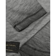 thumbnail image 5 of ZIMEGO Men's Long Sleeve Crew Neck Color Dye Washed Vintage Curved Hem T-Shirts, 5 of 5