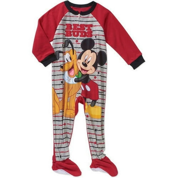 Toddler Boy Micro Fleece Footed PJ