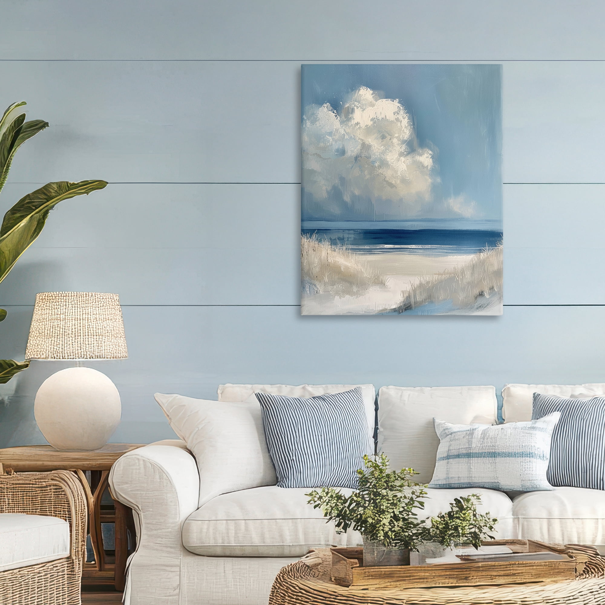 Stupell Industries Dark Waters Ahead Canvas Wall Art, design by Petal Prints Design