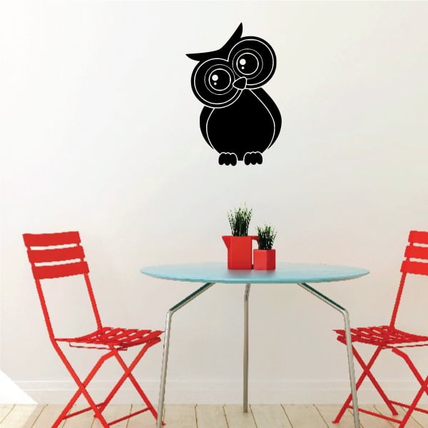 Owl Wall Decal Vinyl Decal Car Decal Vd008 36 Inches