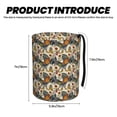 thumbnail image 3 of Naloa Multi-Colored Roosters Car Trash Can Garbage Car Accessories Trash Can Car Waste Bin for for Driver and Passenger Any Vehicle, 3 of 7