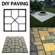 thumbnail image 1 of DIY Path Maker AdoquíN Molde Piedra Ladrillo Concreto Molde HormigóN Cemento Paseo JardíN Camino PavimentacióN AdoquíN Reutilizable Patio Molde,B, 1 of 5