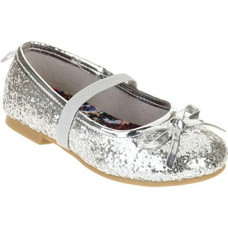 Toddler silver glitter flats only $4.00 - possible free pickup at store ...