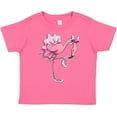 thumbnail image 3 of Inktastic Flamingo Ballerina in Tutu and Ballet Toe Shoes Boys or Girls Toddler T-Shirt, 3 of 5