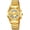 Gold, variant on Fashion Men’s Analog Digital Watch Stainless Steel Band Multifunction Business Casual Waterproof Watch with Dual Time, Stopwatch, Alarm, EL Backlight