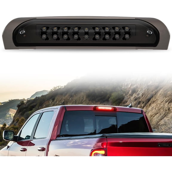 Nilight Third Brake Light High Mount 3rd Stop Reverse Cargo LED Lighting Replacement for 2002-2008 Dodge Ram 1500 2003-2009 RAM 2500 3500 Pickup Rear Cab Center Tail Lights