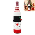 thumbnail image 2 of Christmas Acrylic Wine Bottle Covers Santa/Snowman/Reindeer Patterns, 2 of 4