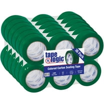 Tape Logic Carton Sealing Tape,2x110 yd.,Green,PK36 T90222G