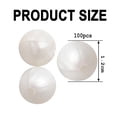 thumbnail image 2 of 100 cuentas de silicona, cuentas para hacer collares y pulseras para manualidades, juego de joyería, cuentas de silicona de colores de 12 mm, cuentas redondas surtidas a granel, 2 of 5