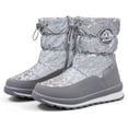 thumbnail image 1 of K KomForme Botas de nieve para niños y niñas, botas de invierno para exteriores, impermeables con forro de piel (niños pequeños/niños grandes), 1 of 3