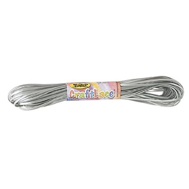 CraftLace Échancrure Argent - 10 M - Pack de 24