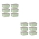 thumbnail image 1 of Recipiente de Plástico de Grado Alimenticio Billuyoard con Tapa Transparente Verde 6 Piezas, 1 of 6