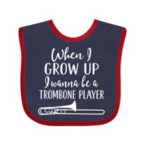 Inktastic Future Trombone Player Music Boys or Girls Baby Bib