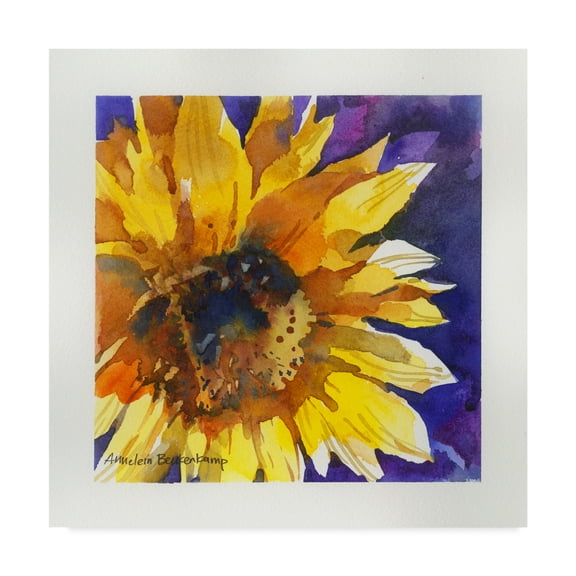 Trademark Fine Art 'Solstice Sunflowers' Canvas Art by Annelein Beukenkamp