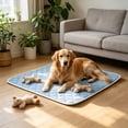 thumbnail image 4 of Pet Cooling Mat for Dogs and Cats with Non-Slip Bottom, Washable Portable Ice Pad for Hot Weather Relief, Multiple Sizes and Colors, 4 of 6