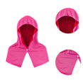 thumbnail image 6 of lacooooppia Cooling Hooded Towel, Ice Towel, Quick - for Hot Weather, Cooling Neck Wrap, Sun Protection for Summer, Cycling, Fitness Studi Rose Red, 6 of 8