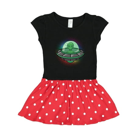 

Inktastic Spaceship Funny Alien Outer Space Gift Toddler Girl Dress