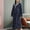 Navy, variant on Lilgiuy Women's Winter Warm Nightgown Couple Bathrobe Men and Women and Winter Nightgown for Postpartum