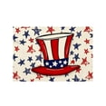 thumbnail image 2 of YiJuHui Independence Day Placemat, Patriotic American Flag Polyester Table Mat, Heat Resistant, Easy Clean, Non Slip Dining Mat for Picnic, Kitchen, Party Table Decoration, 2 of 6