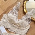 thumbnail image 2 of hotojiny Women's Bra Cute Lace Bralette Padded Underwire Everyday Bra Wide Strap Full Coverage Comfortable Bra, 2 of 7