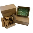thumbnail image 2 of 100 Pack 12x10x4 Corrugated Cardboard Boxes, Sturdy Shipping Boxes for Mailing, Packing and Business Storage, 2 of 5