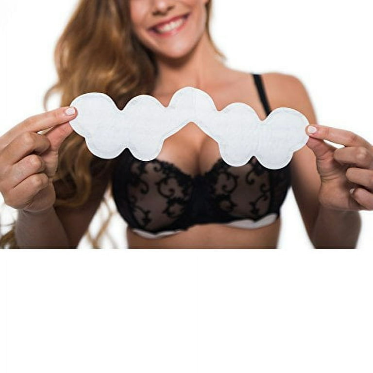 CupCare: A Premium Disposable Bra Liner and Bra Sweat Pads for Women, Now  in Larger Size! (Standard Size (Cup Sizes A - D) - 10 Count) White 