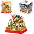 thumbnail image 2 of 654 Pcs Christmas Snow-Room Building Block Set with LED Lights and Transparent Display Box, Christmas-Toys Christmas-Sock-Filling for Kids & Adults, 2 of 6