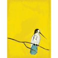 thumbnail image 3 of Grey, Jace 19x24 Black Modern Framed Museum Art Print Titled - Yellow Bird, 3 of 5