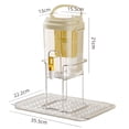 thumbnail image 3 of Refrigerator Cold Water Kettle W/Faucet Fruit Bucket Dispenser Beverage Pitcher, 3 of 12