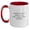 White/Red, variant on Funny Makeup Lover's Two Tone Coffee Mugs for Valentine's Gifts from Women to Friends and Family, Makeup Is Not A Hobby Its A Post-apocalyptic Life Skill