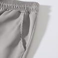 thumbnail image 6 of Gibobby Mens Shorts Elastic Shorts For Men Big And Tall 1Pack Men's Athletic Gym Shorts Basketball Hiking Pants Elastic Waistband with Zipper Pocket(S,Light Gray), 6 of 9