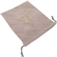 thumbnail image 6 of FRCOLOR Portable Light Grey Hair Dryer Storage Bag Drawstring Fabric Carrying Pouch for Travel, 6 of 8