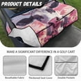 thumbnail image 6 of Whosucclay Cow Flowers Design Golf Cart Seat Protector, Anti-Slip Golf Cart Seat Cover Anti-Fade Thick Golf Cart Seat Cushion for More 2 Person Seats, 6 of 7