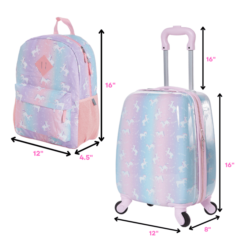 Girls unicorn online suitcase