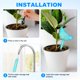 thumbnail image 4 of Uxcell 3-Pack Esferas de Riego para Plantas, 9.8 Pulgadas Forma de Pájaro Auto Riego para Macetas de Interior/Exterior [Azul Lago], 4 of 6