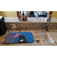thumbnail image 2 of Black French Bulldog USA American Dish Drying Mat, 2 of 5