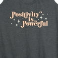 thumbnail image 3 of Instant Message - Positivity Is Powerful - Women's Racerback Tank Top, 3 of 6