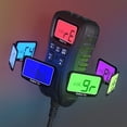 thumbnail image 2 of Radioddity CS-47 CB Radio, AM/FM, 40-Channel, Large 7-Color Backlit LCD Display Mic with Built-in Speaker, VOX, RF Gain Long-Range Compact CB Radios for Offroad, Truckers, Backcountry, 2 of 9