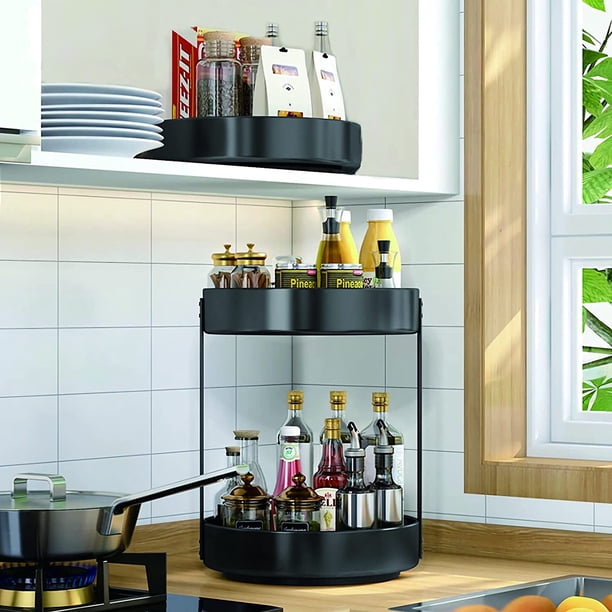 Plato Giratorio Organizador Cocina XNTONG Estante Especias