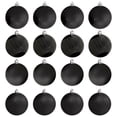 thumbnail image 2 of Northlight Shatterproof 4-Finish Christmas Ball Ornaments - 3" (75mm) - Jet Black - 16ct, 2 of 9