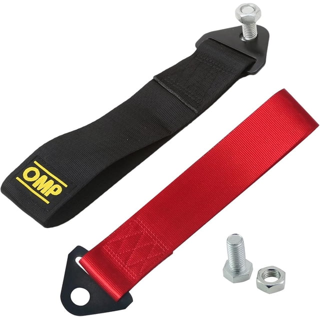 Courroie de Remorquage de Course pour Usage Quotidien sur Piste, Conception Universelle, Courroie de Remorquage Haute Résistance aux Couleurs Vives et à la Construction Durable pour une Installation et une Utilisation Faciles sur les Voitures de Course
