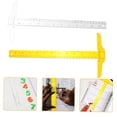 thumbnail image 6 of Healifty 2-Pack Double-Sided Plastic Rulers for Precise Drawing, Drafting, Measuring, and Crafting Tools, 6 of 8