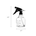 thumbnail image 3 of Plastic Refillable Clear Spray Bottle Hairdressing Water Sprayer, 250ml 8oz, 3 of 4