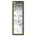 thumbnail image 2 of ArtToFrames 12" x 41" Black Panel With Gold Lip Picture Frame, 12x41 inch Multi Wood Poster Frame (WOM-5092), 2 of 7