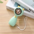 thumbnail image 4 of Maytalsory Handheld Fan Rechargeable Portable Personal Cooling Office Study Plastic Hot Weather Battery Operated Cooler Indoor, 4 of 6