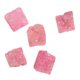 thumbnail image 2 of Collares y pulseras de piedra para manualidades, con cuentas de ágata natural de forma cuadrada de 10 mm. Rosado, 2 of 9