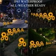 thumbnail image 7 of Sunflower Solar Lights - Upgraded 2 Pack with 6 Sunflower, Waterproof Outdoor Lights Auto On/Off Solar Flowers Lights for Garden, Patio, Backyard, 7 of 7