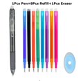 thumbnail image 1 of 0.7mm Magic Erasable Pen Press Gel Pen Set 8 Colors Erasable Refill Rod Gel Ink Stationery Retractable Pens Washable Handle Rod Black-mix 10Pcs, 1 of 6